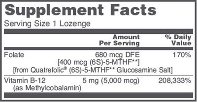 Methyl B12 5000 mcg  Curated Wellness