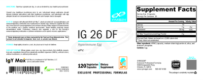 IG 26 DF 120 Capsules Curated Wellness