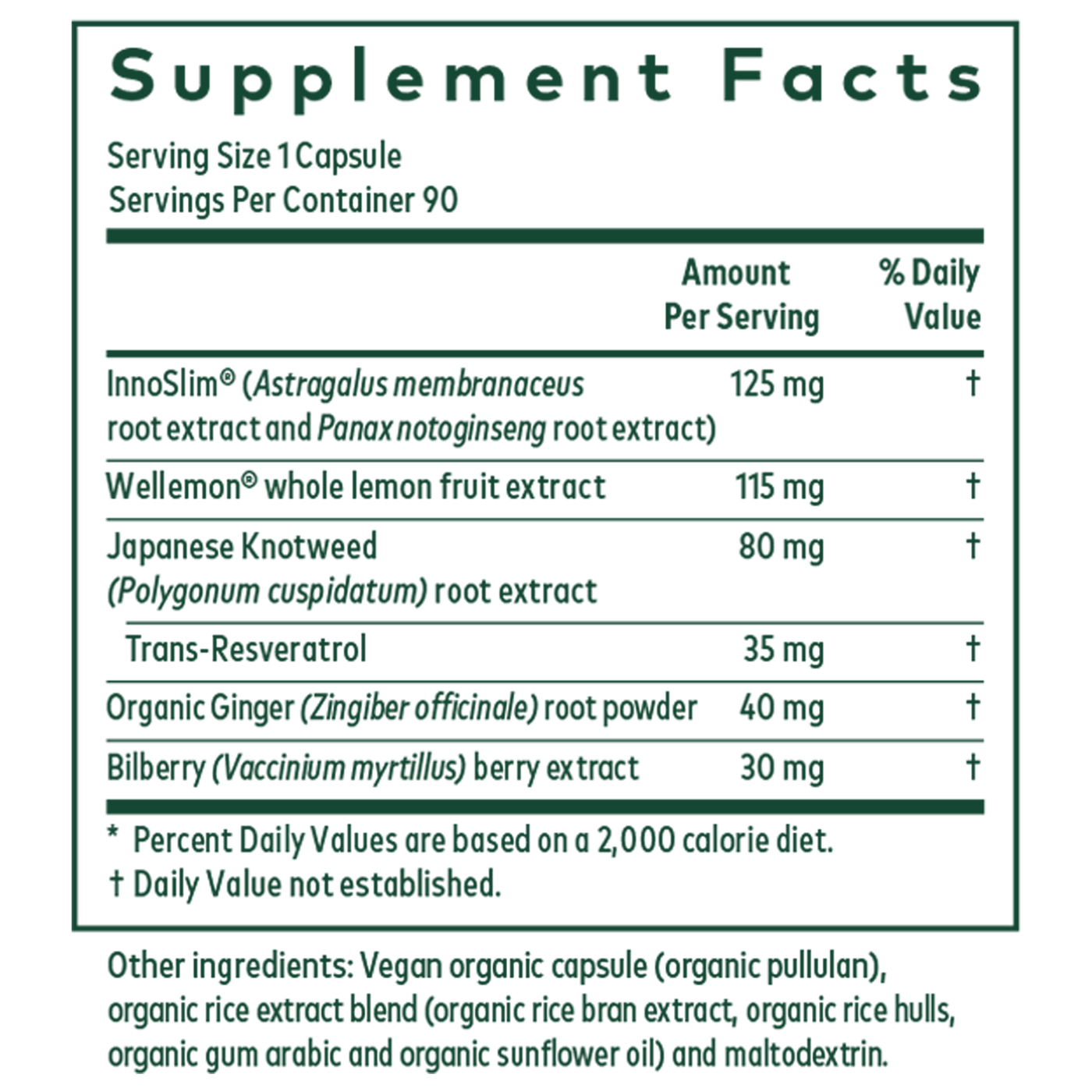 AMPK Activator 90 vegan caps Curated Wellness
