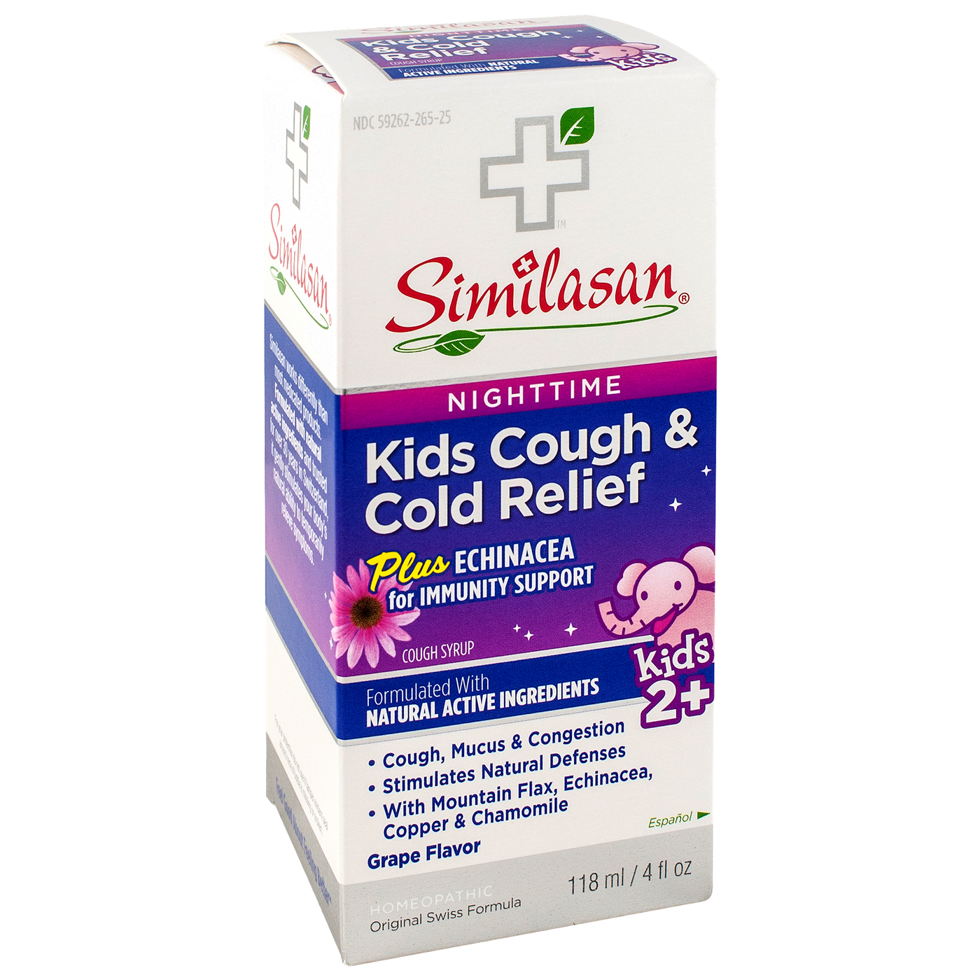 Nighttime Kids Cough & Cold Rel 4 fl oz Curated Wellness