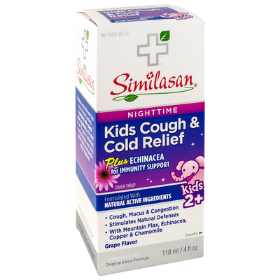 Nighttime Kids Cough & Cold Rel 4 fl oz Curated Wellness