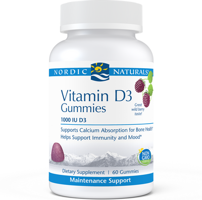 Vitamin D3 Gummy 60ct Curated Wellness