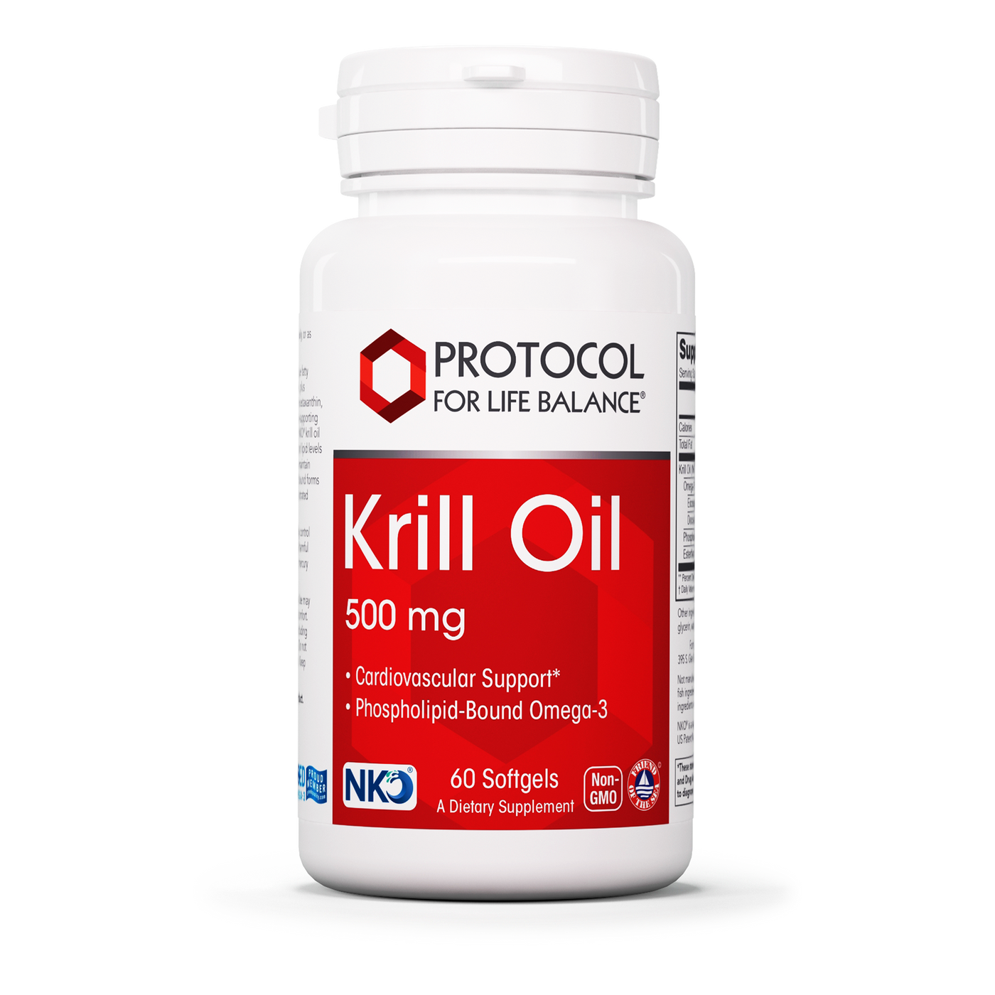 Krill Oil 500 mg Neptune NKO 60 gels Curated Wellness