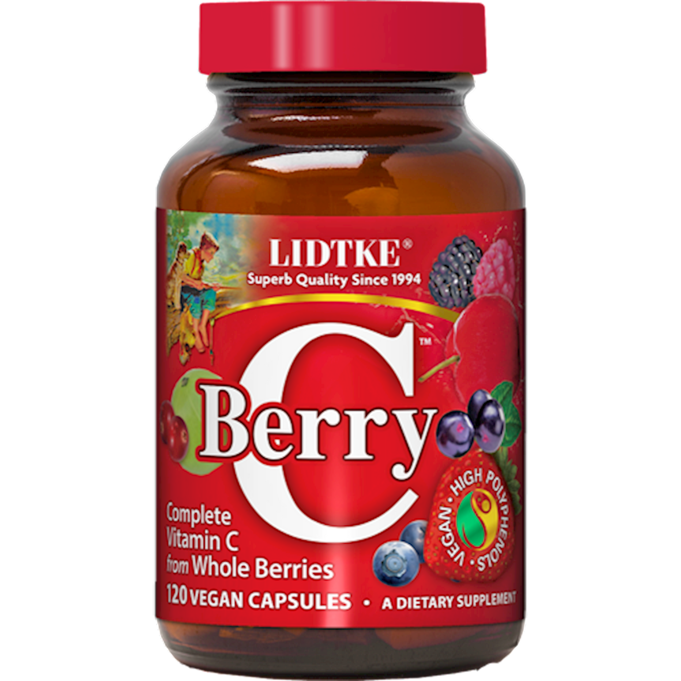 Berry-C 120 vegan caps Curated Wellness