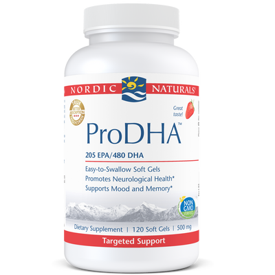 ProDHA Strawberry 500 mg 120 gels Curated Wellness