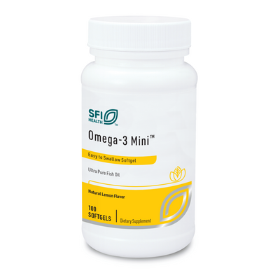 Omega-3 Mini Fish Oil 100 gels Curated Wellness