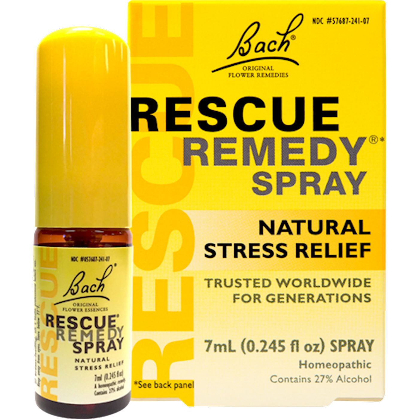 Rescue Remedy Spray 7ml 0.245 oz Curated Wellness