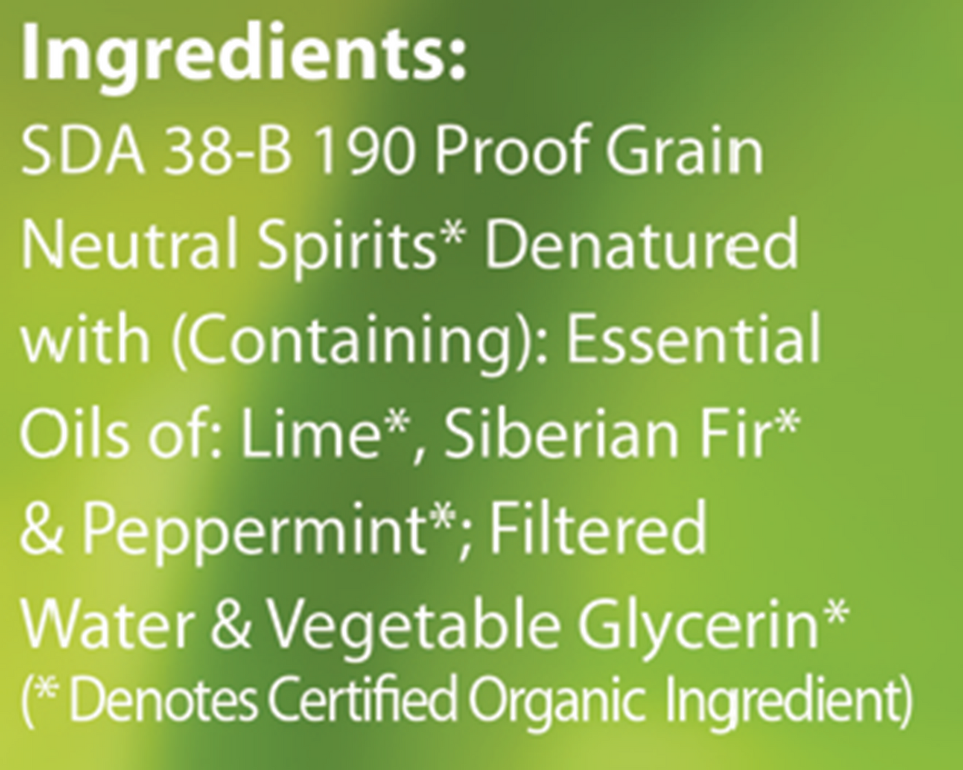 Organic Lime Deodorant 4 fl oz Curated Wellness