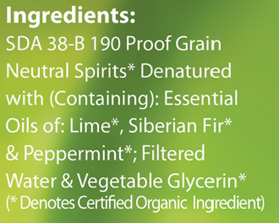 Organic Lime Deodorant 4 fl oz Curated Wellness