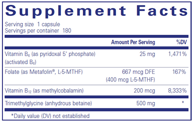 Homocysteine Factors  Curated Wellness