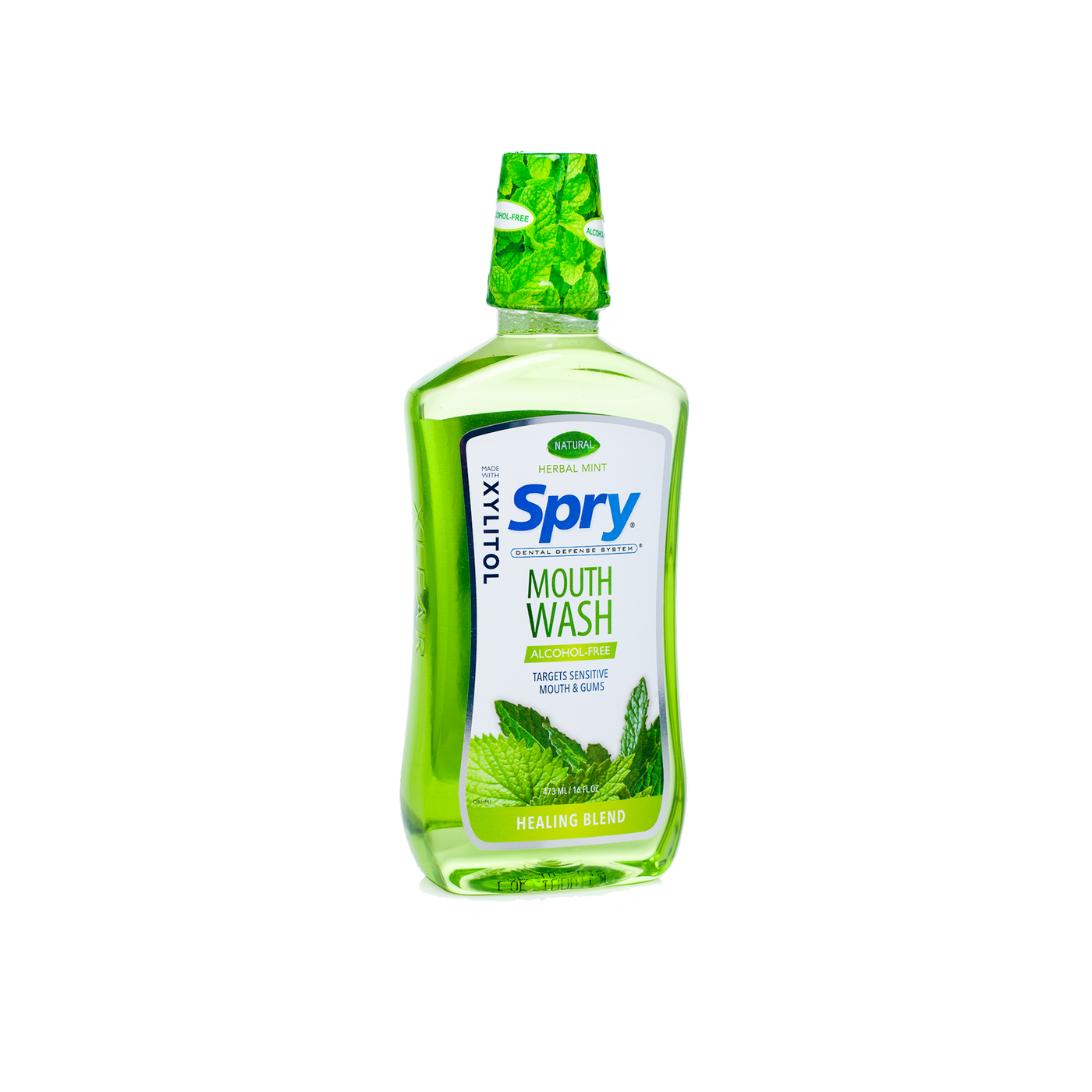 Spry Herbal Mint Mouth Wash AF 16 fl oz Curated Wellness