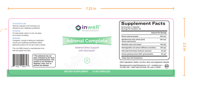 Adrenal Complete 120c Curated Wellness