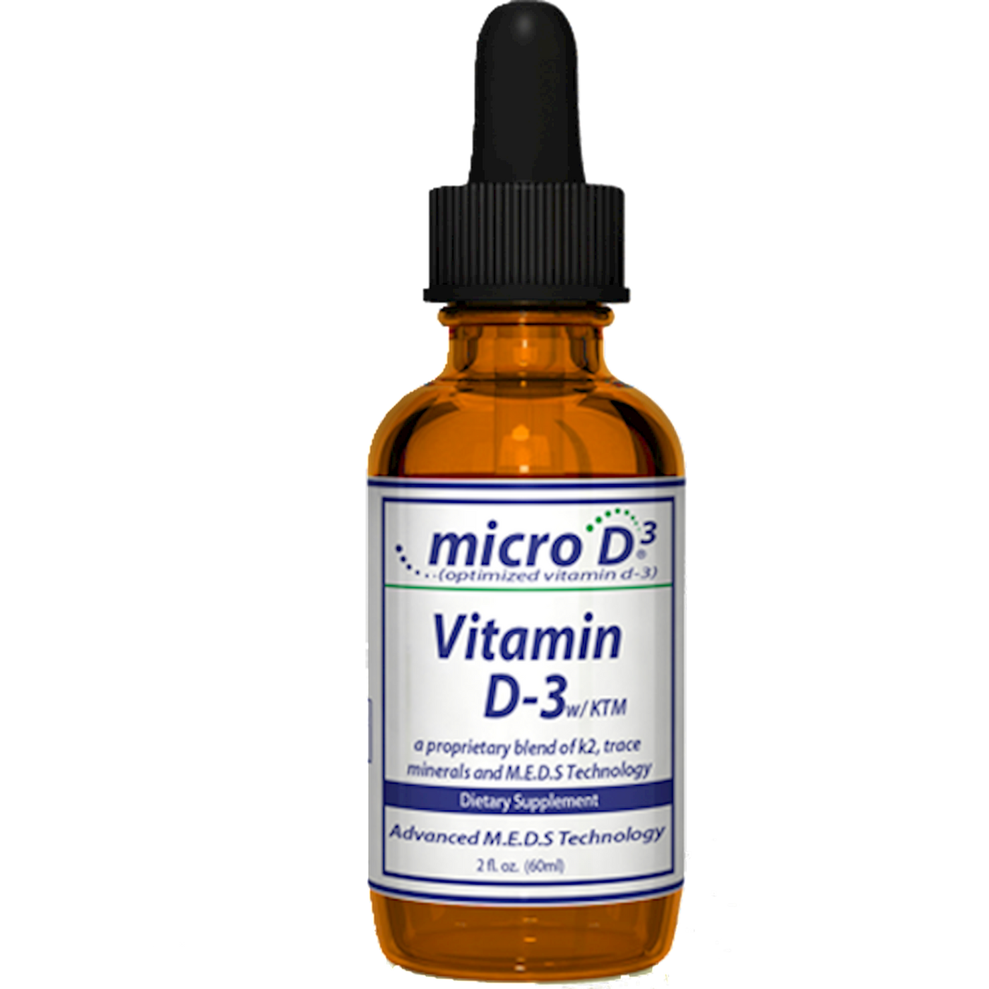 Vitamin D3 With KTM 2 fl oz Curated Wellness
