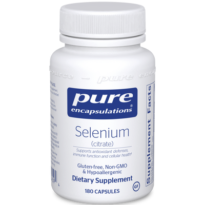 Selenium (citrate) 200 mcg 180 vcaps Curated Wellness