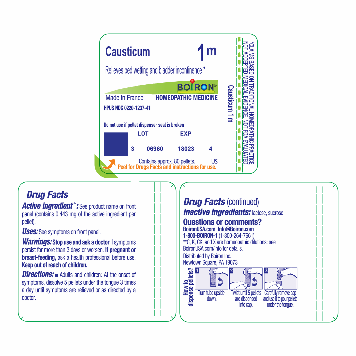 Causticum 1M 80 plts Curated Wellness