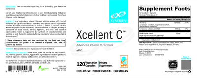 Xcellent C 120 Capsules Curated Wellness