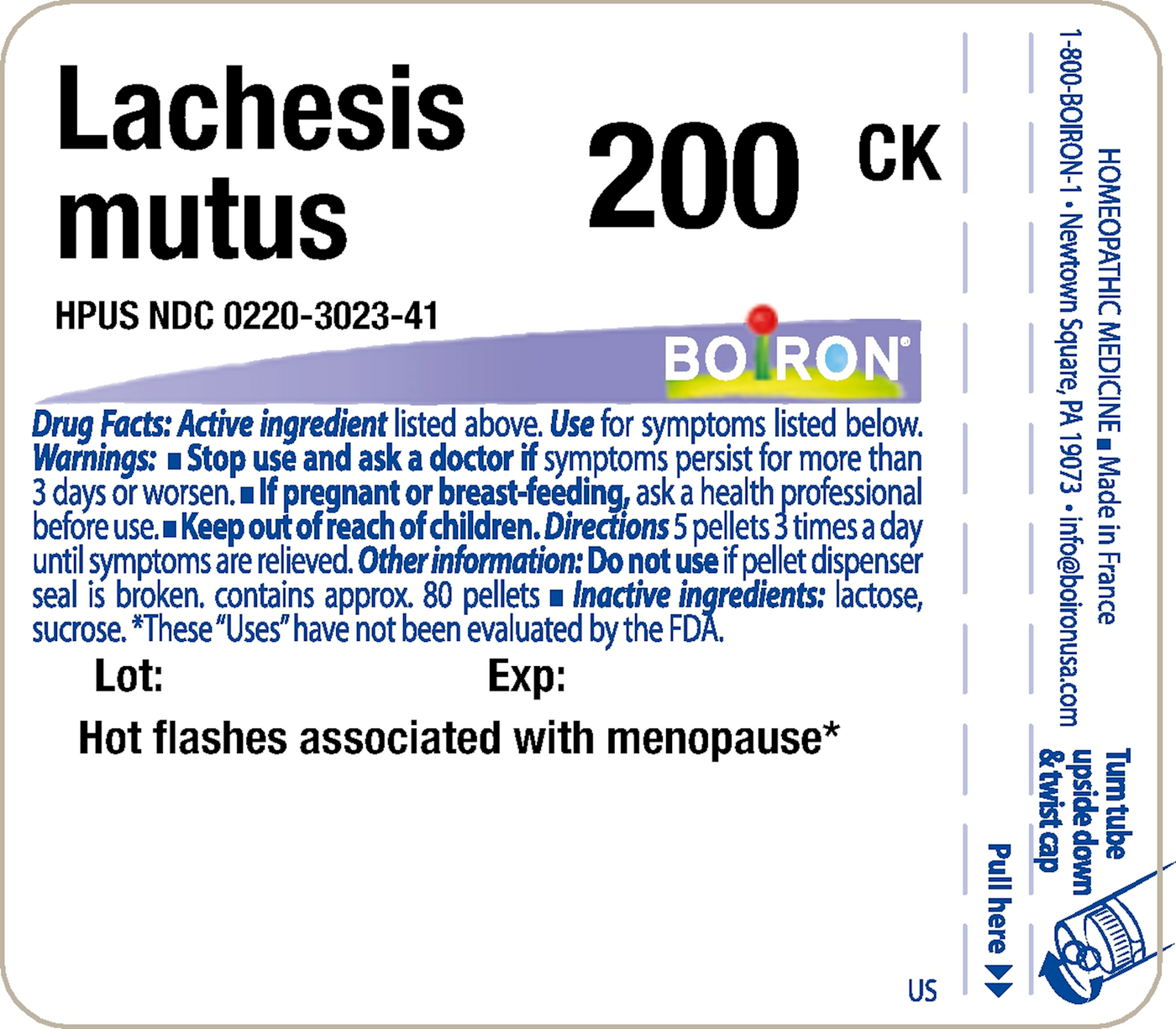 Lachesis mutus 200CK 80 plts Curated Wellness