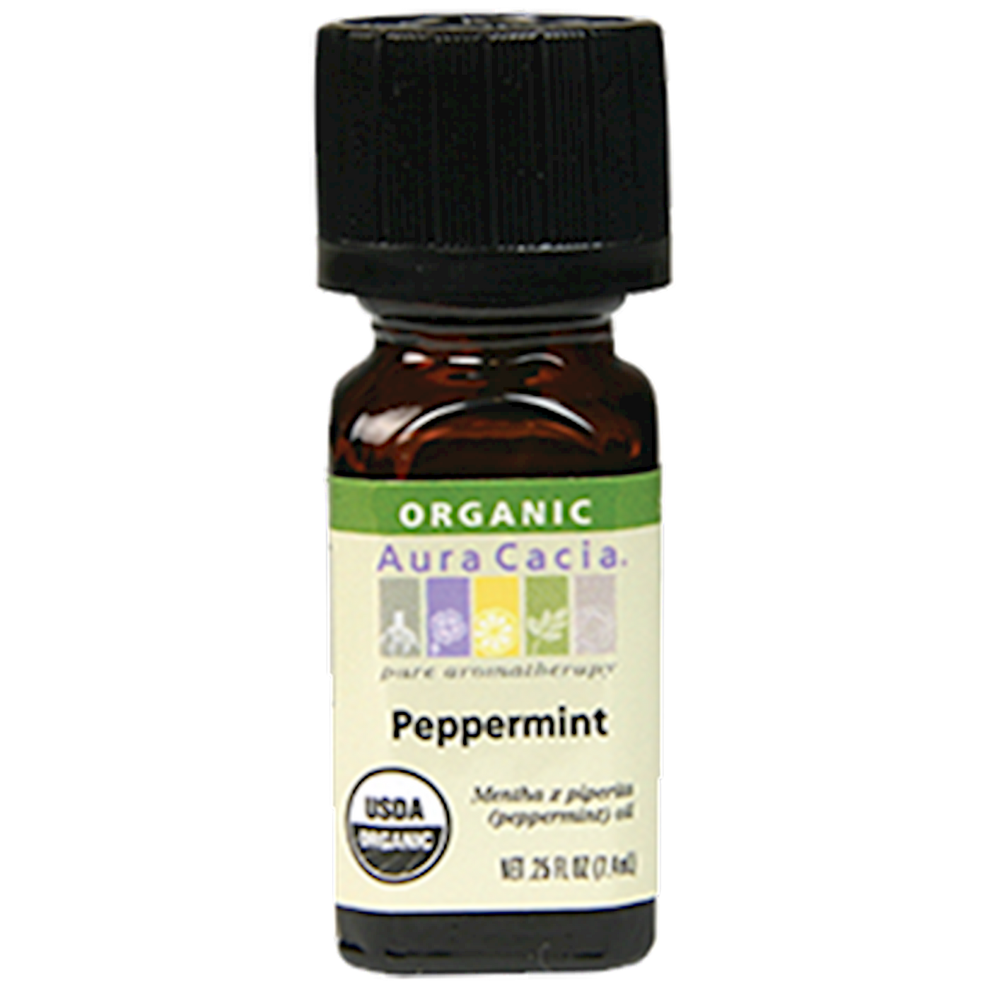 Peppermint Organic Essential Oil .25 Oz Curated Wellness