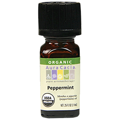 Peppermint Organic Essential Oil .25 Oz Curated Wellness