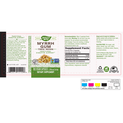 Myrrh 550 mg  Curated Wellness