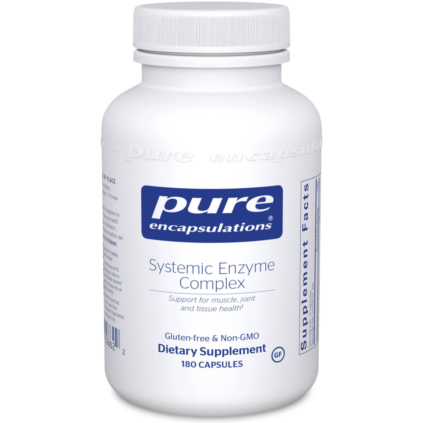 Systemic Enzyme Complex 180 vcaps Curated Wellness