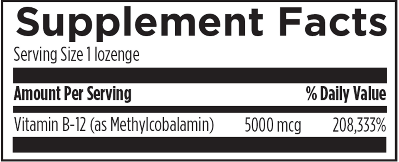 Vitamin B12 5000mcg enges Curated Wellness