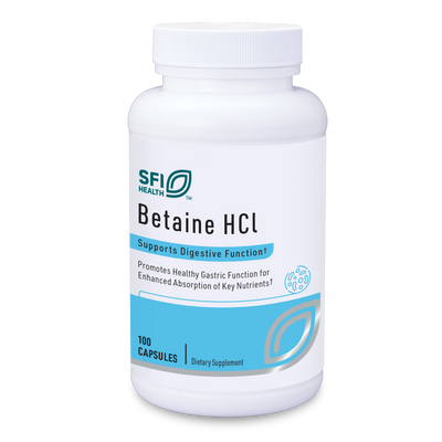 Betaine HCl 100 caps Curated Wellness