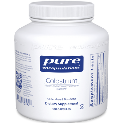 Colostrum 40% IgG 450 mg 180 vegcap Curated Wellness