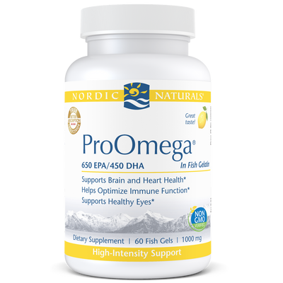 ProOmega Lemon 60 fish gels Curated Wellness