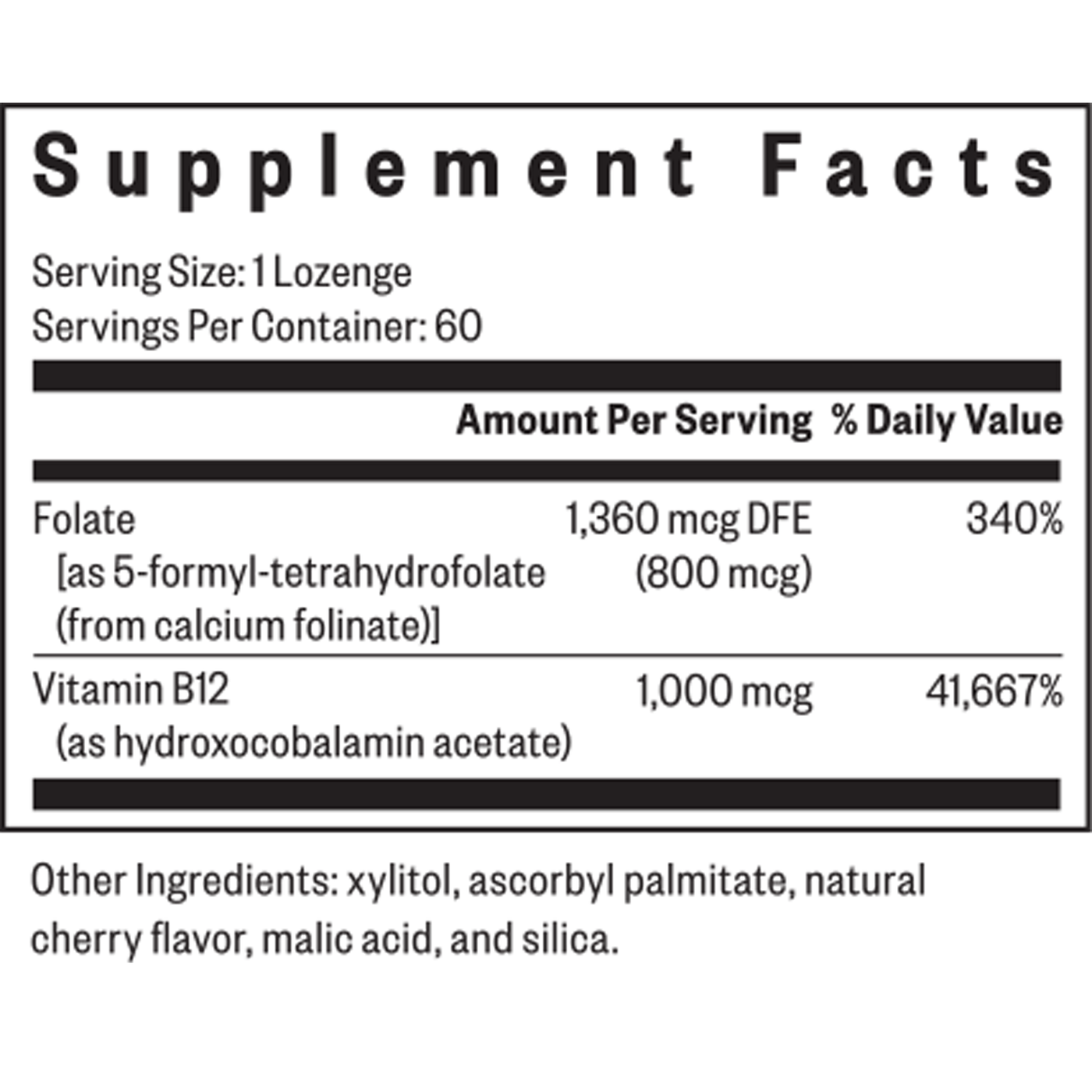 Hydroxo B12 with Folinic Acid  Curated Wellness