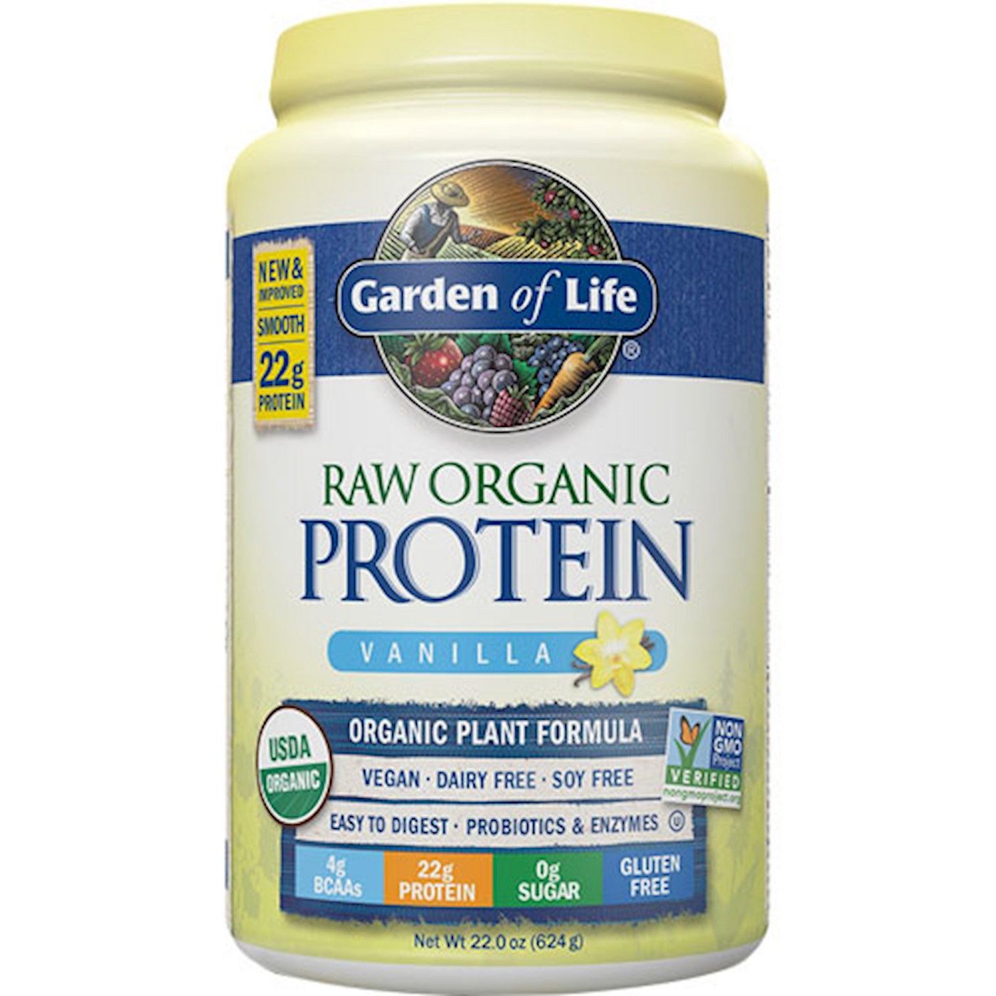 RAW Organic Protein - Vanilla  Curated Wellness