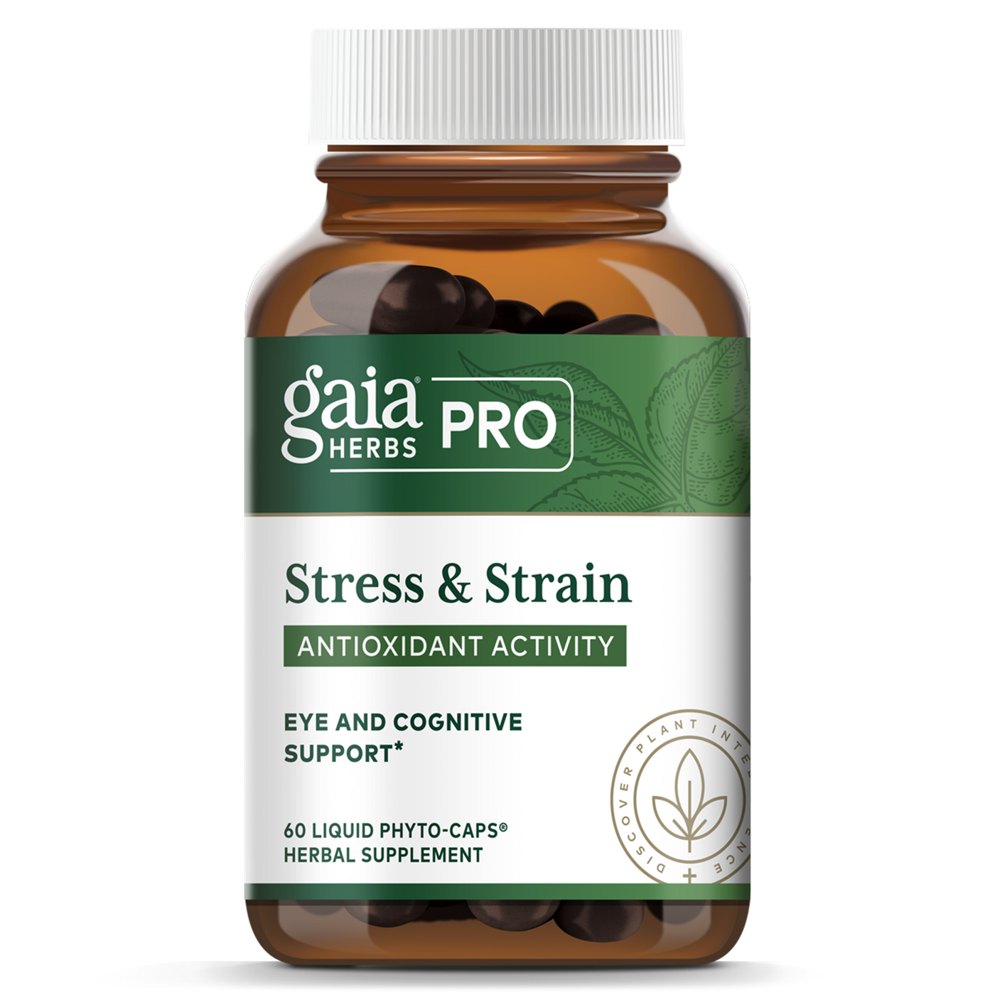 Stress and Strain Antioxidant 60 vegcap Curated Wellness