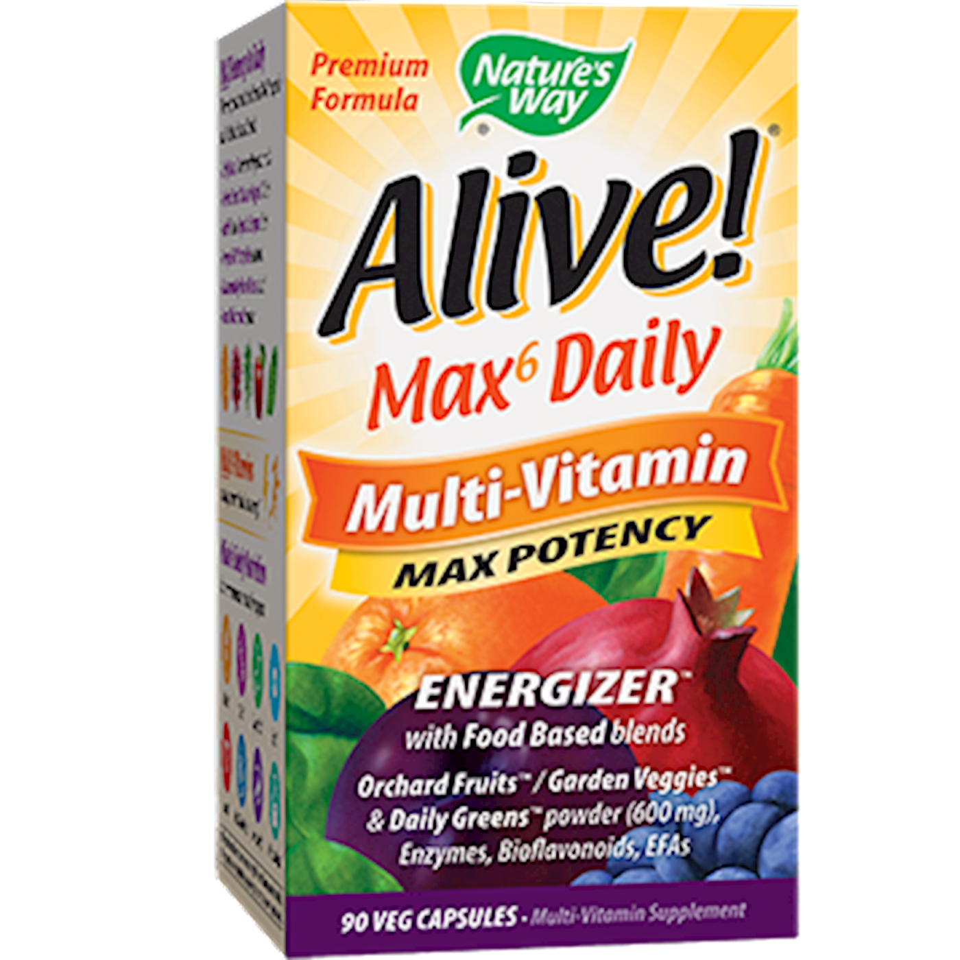 Alive! Max6 Daily (with iron) 90vcaps Curated Wellness