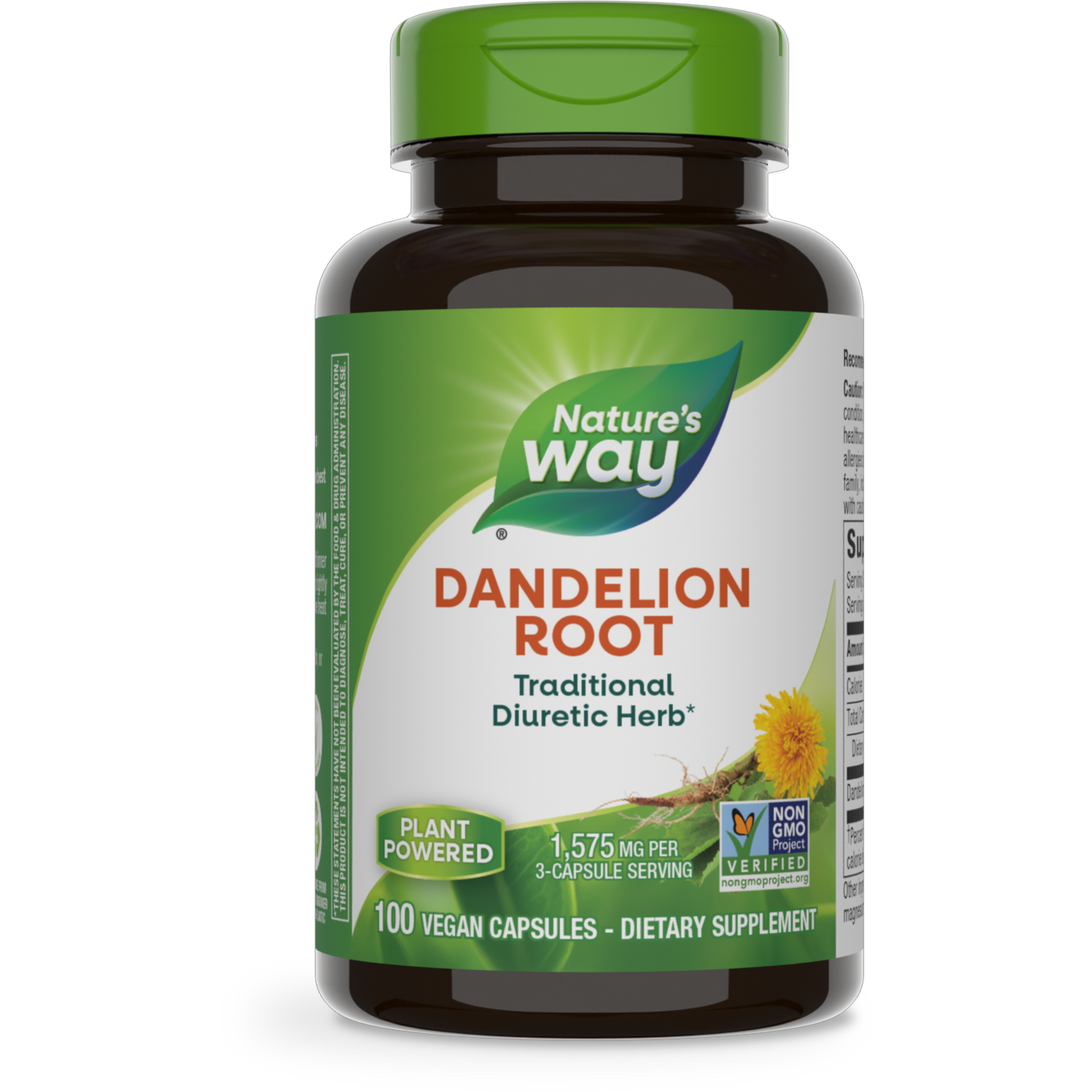 Dandelion Root 525 mg  Curated Wellness