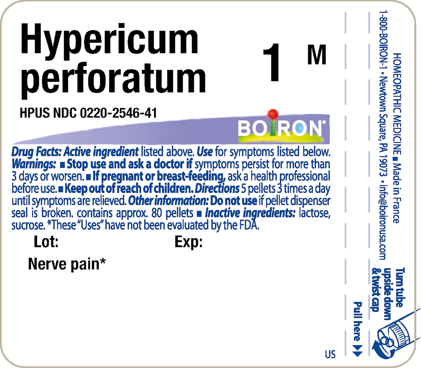 Hypericum perforatum 1M 80 plts Curated Wellness