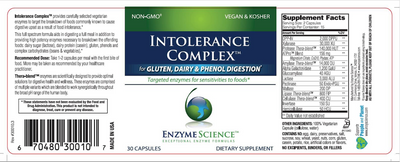 Intolerance Complex 30 Capsules Curated Wellness