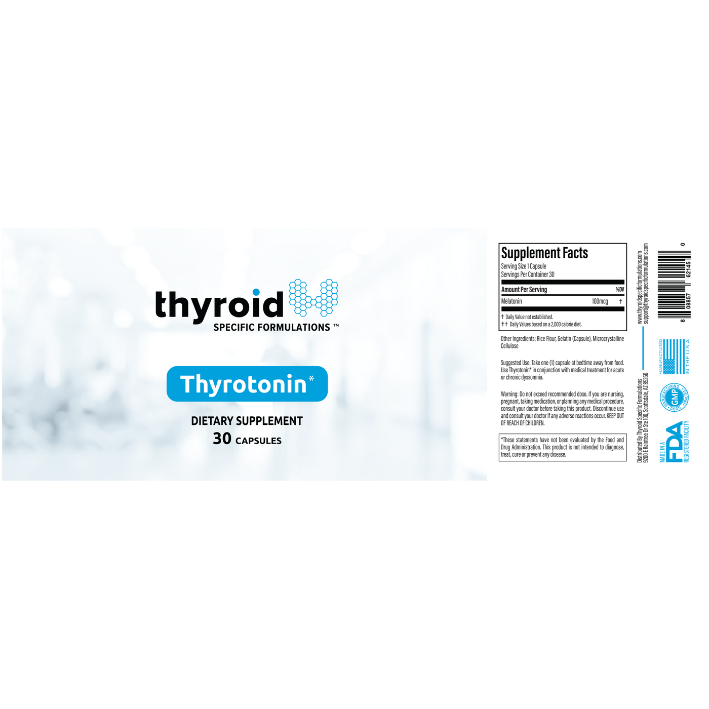 Thyrotonin 30c Curated Wellness