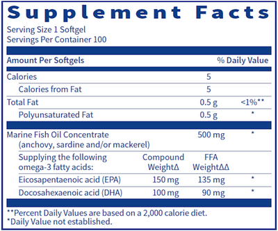 Omega-3 Mini Fish Oil 100 gels