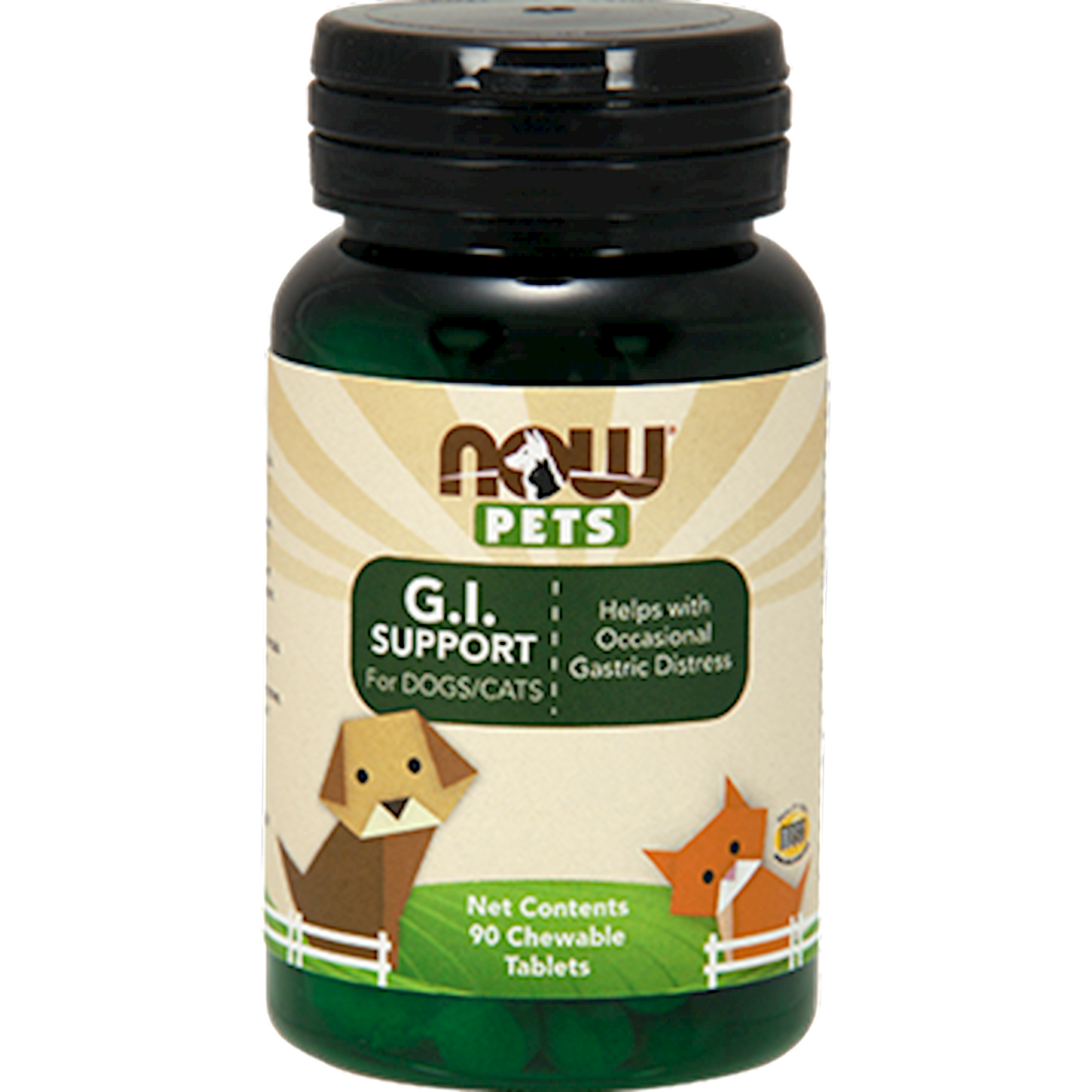 GI Support for Dogs/Cats 90 chewable tab Curated Wellness