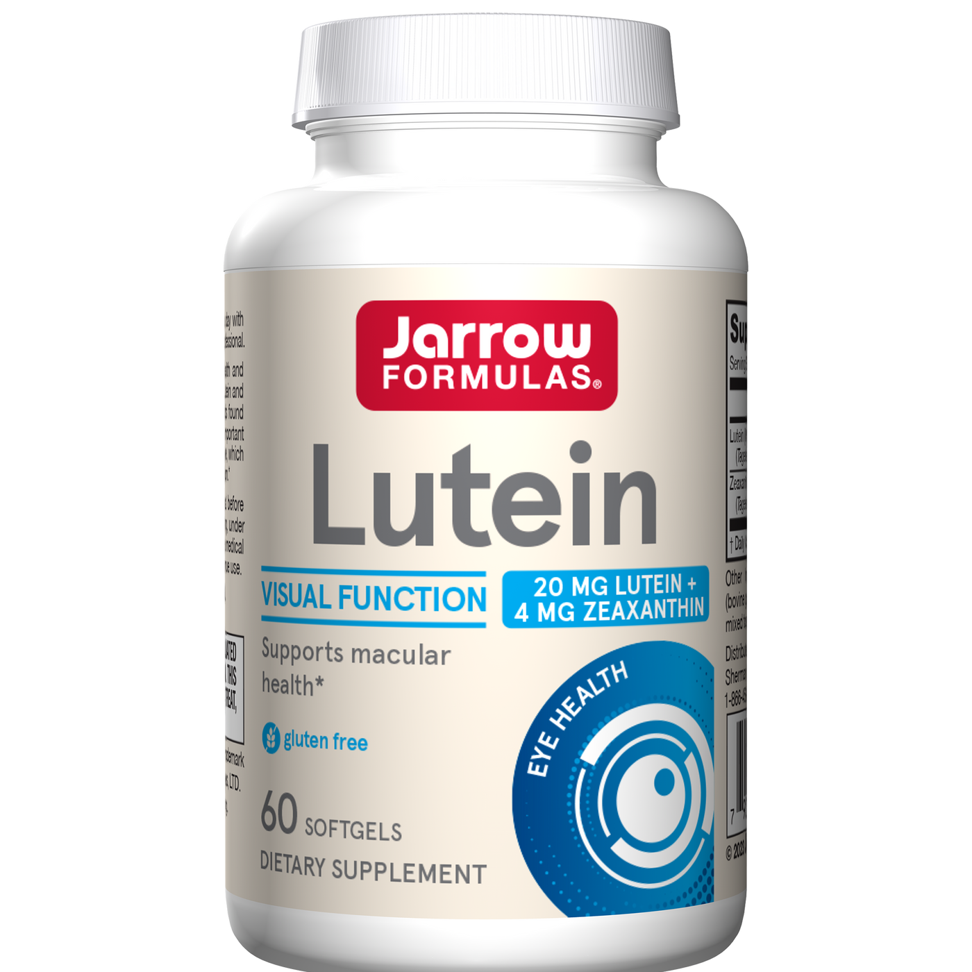 Lutein 20 mg 60 gels Curated Wellness