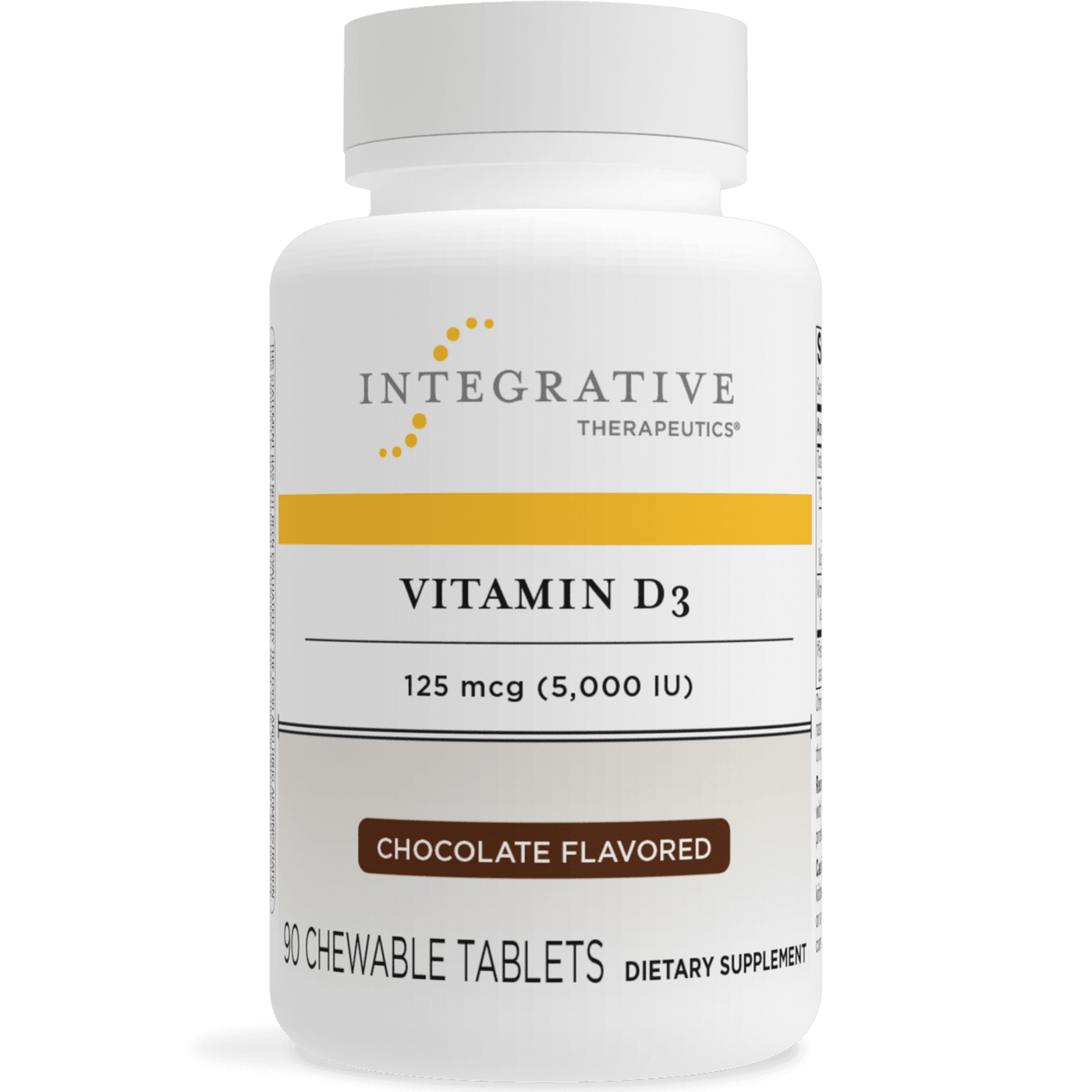 Vitamin D3 5,000 IU Choc. Flavor 90 tabs Curated Wellness