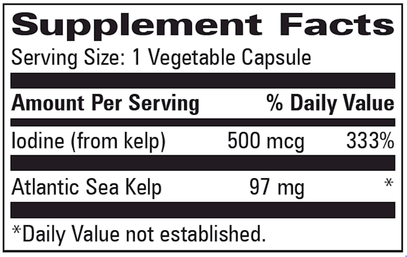 Kelp 100 vcaps Curated Wellness