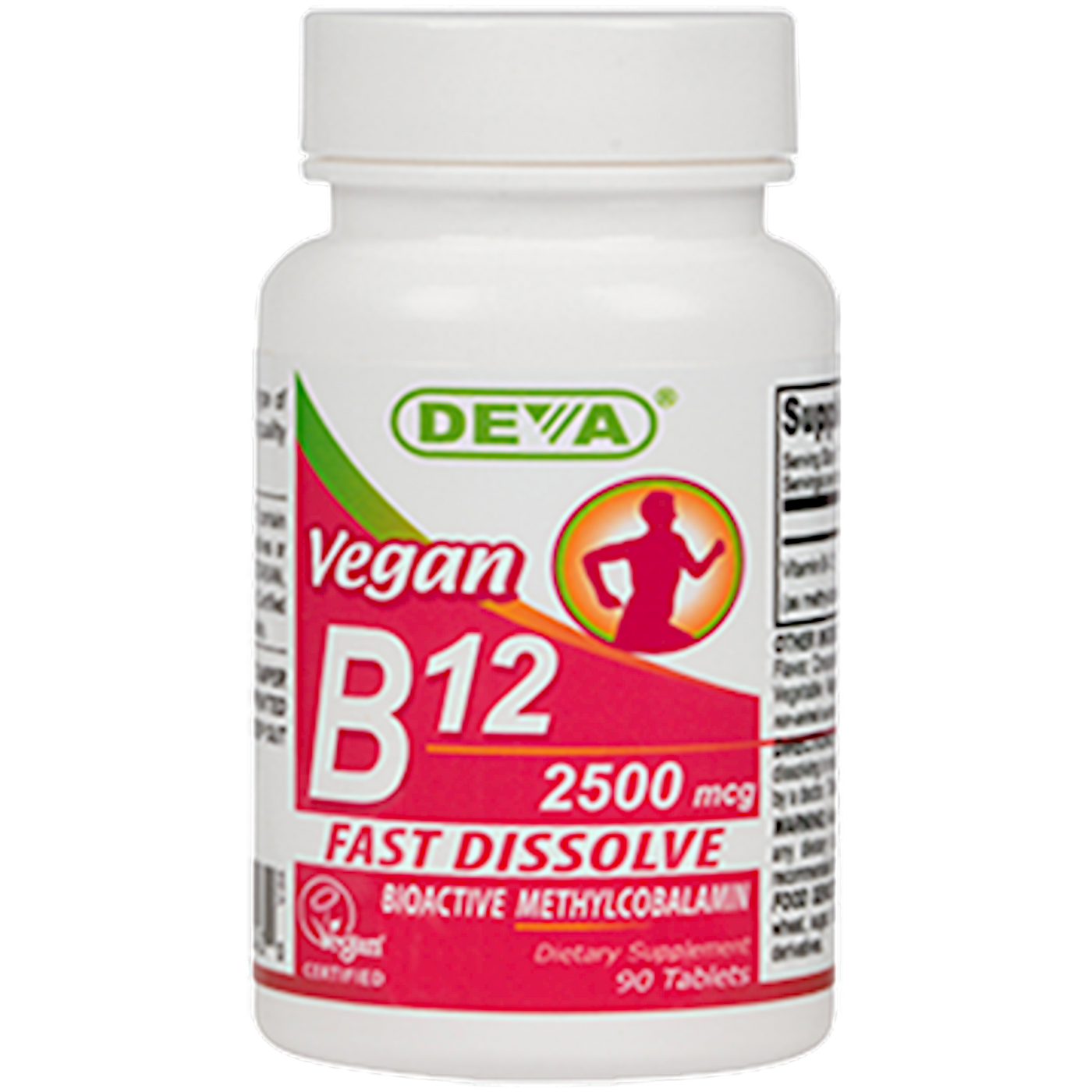 Vegan B12 2500 mcg 90 tabs Curated Wellness