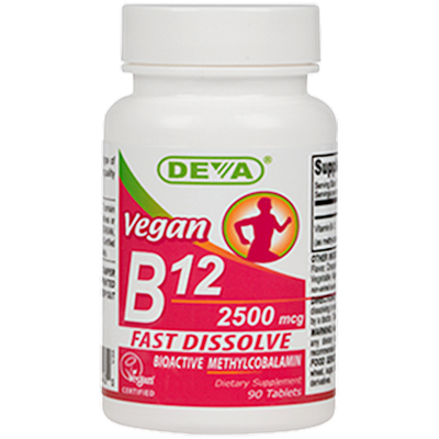 Vegan B12 2500 mcg 90 tabs Curated Wellness