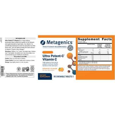 Ultra Potent-C® Vitamin C Chewable 90t Curated Wellness