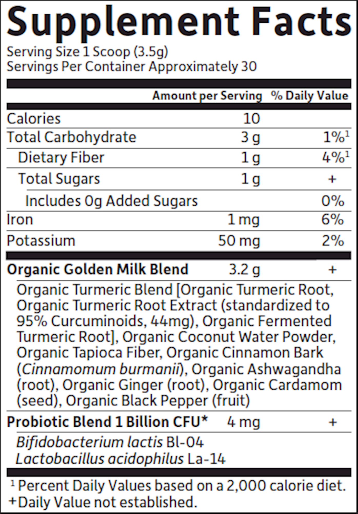MyKind Organics Golden Milk 3.70 oz Curated Wellness