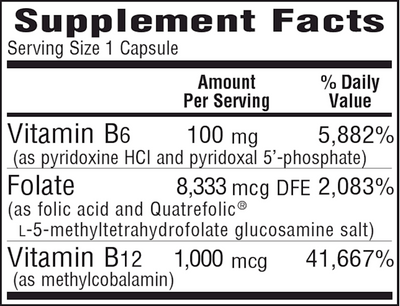 B6 Folic Acid  Curated Wellness