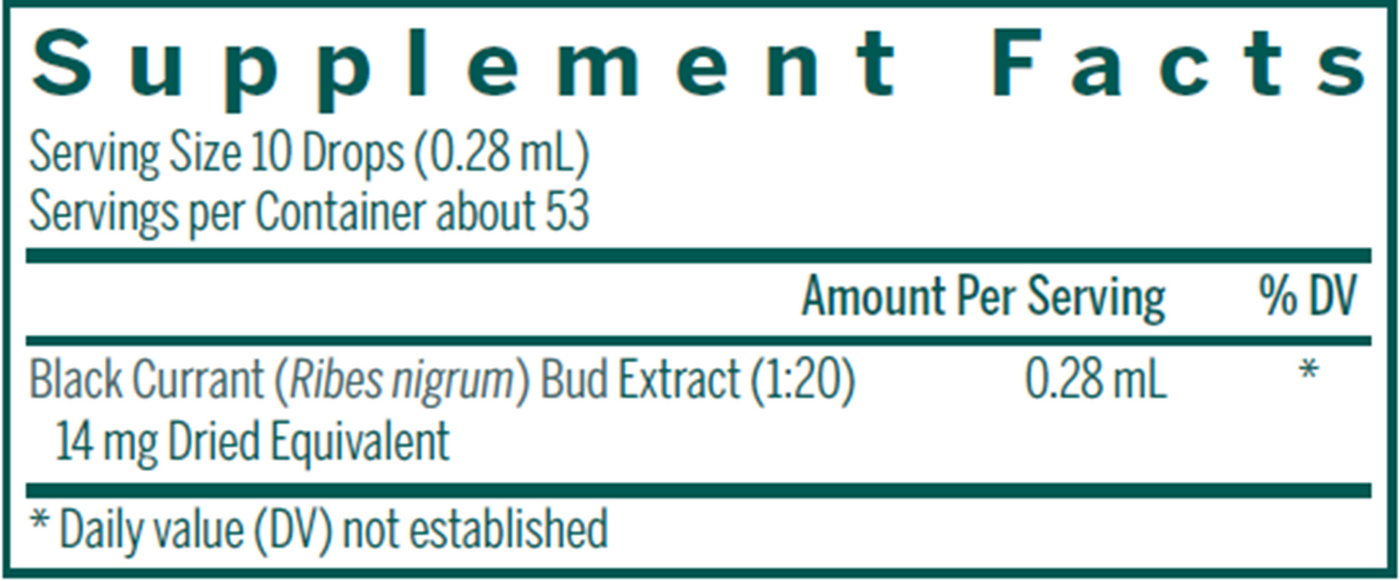 Black Currant Bud 0.5 fl oz Curated Wellness