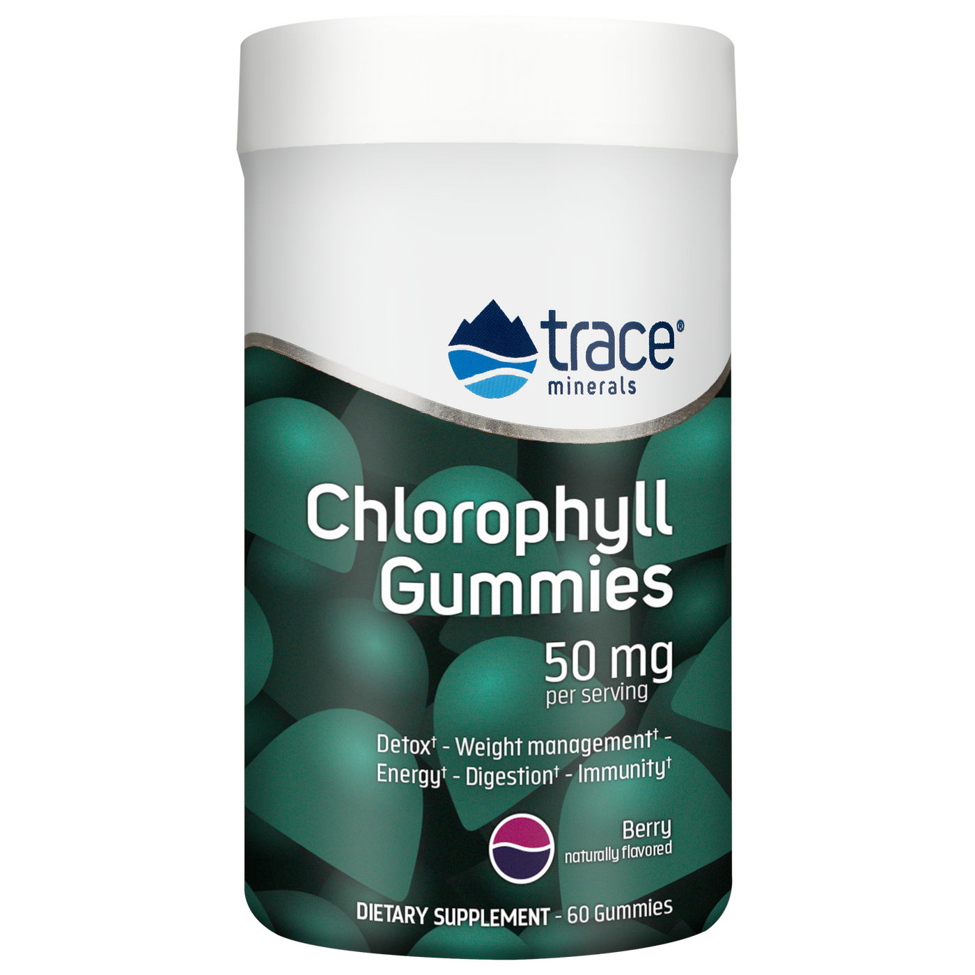 Chlorophyll Gummies 60 gummies Curated Wellness