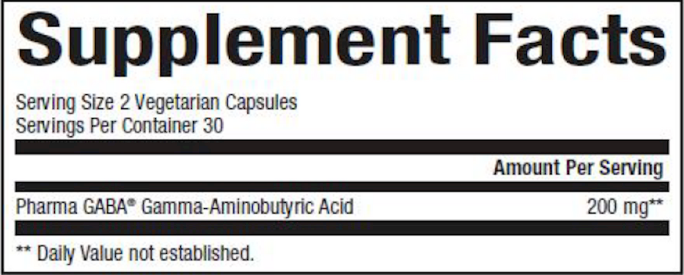 Pharma Gaba 100 mg  Curated Wellness